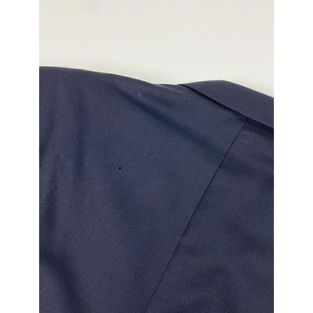 Lauren Ralph Lauren Two Button Suit Jacket Sport Coat Blazer Mens 42L Navy Blue